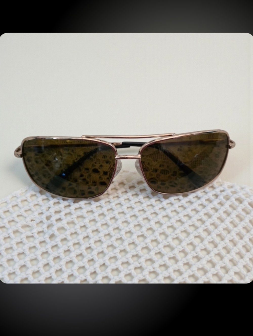 NWOT EAGLE EYES Navigator #14100 7341 Titanium Designer Wrap Sunglasses